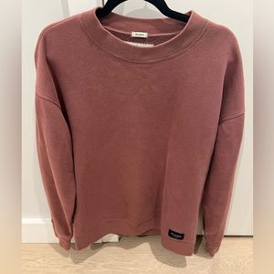 Salmon Abercrombie crew neck sweater size M